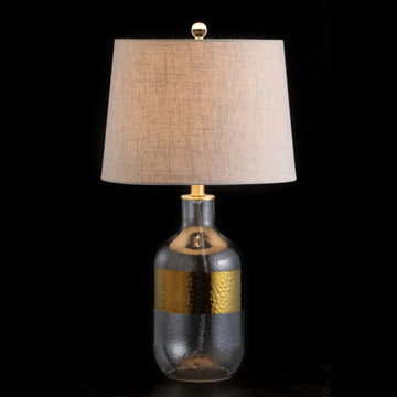 Stevens 25.5" Glass LED Table Lamp - JONATHAN Y